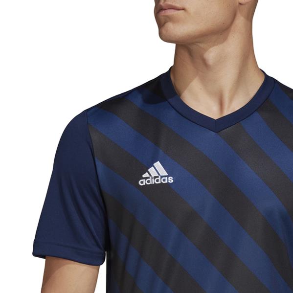 adidas Entrada 22 GFX Team Navy Blue/Black Football Shirt